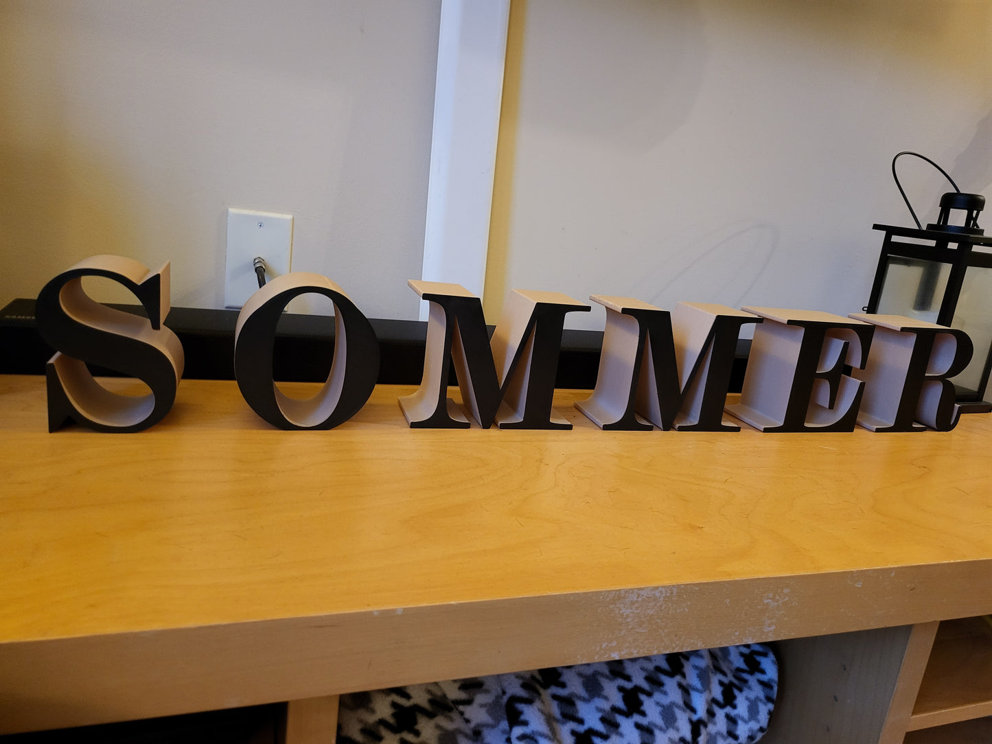 Wooden Block Letters