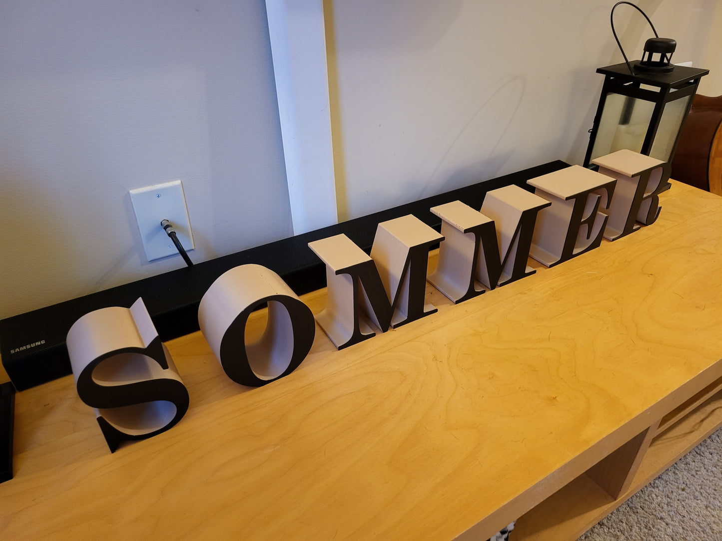 Wooden Block Letters