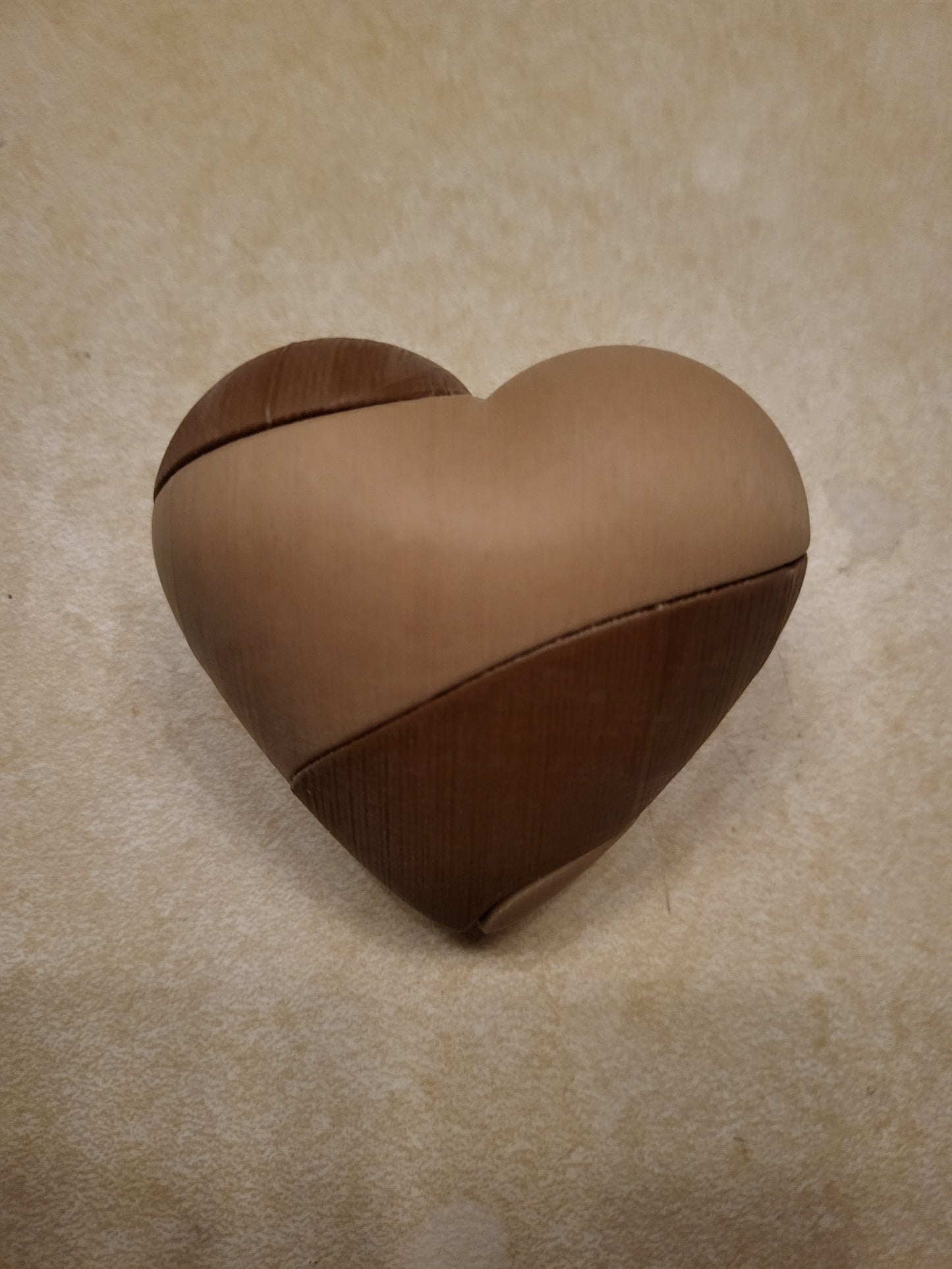 Wood Heart Ring Box